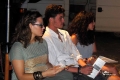 4/8/2012, Ποίηση μέσα από τη μουσική.  Απείγγειλαν οι μαθητες του Λυκείου Γαυρίου Μαριφιλία Ζανάκη, Ηλίας Ανδρέου και η Άννα Αμπατζόγλου φοιτήτρια ΜΜΕ